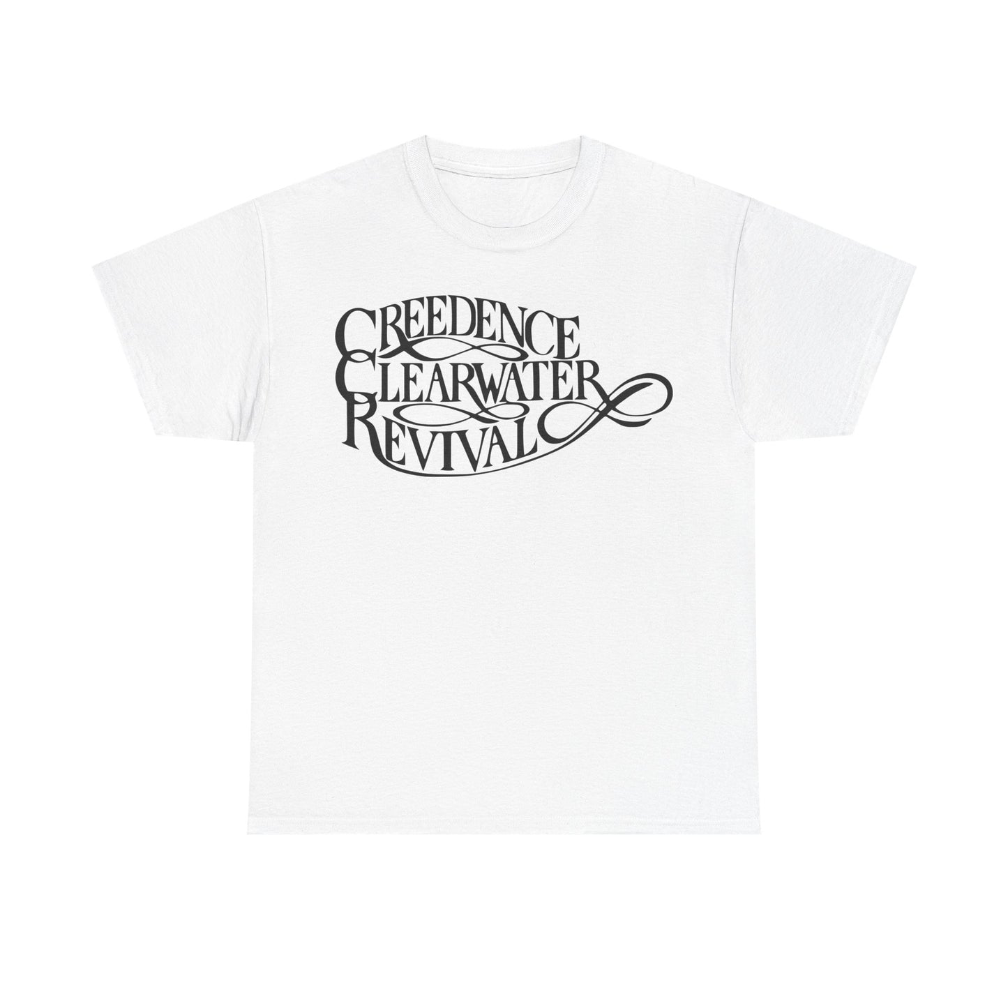 Creendence Clearwater revival T-shirt vintage art retro Unisex Heavy Cotton Tee