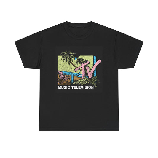 MTV Spring Break Graphic T Shirt Vintage Unisex Heavy Cotton Tee