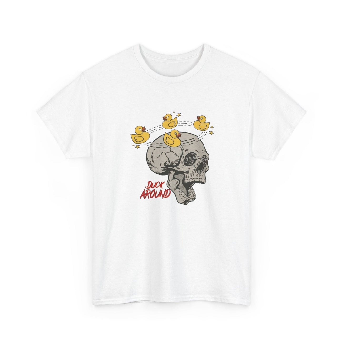 Duck Around Graphic T Shirt NEW Adult Unisex Heavy Cotton Tee
