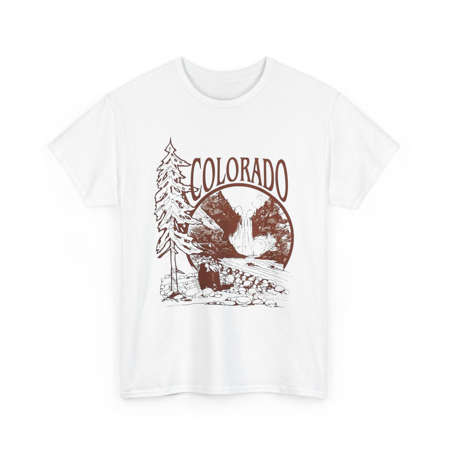 Colorado Wilderness Graphic T Shirt Unisex Heavy Cotton Tee