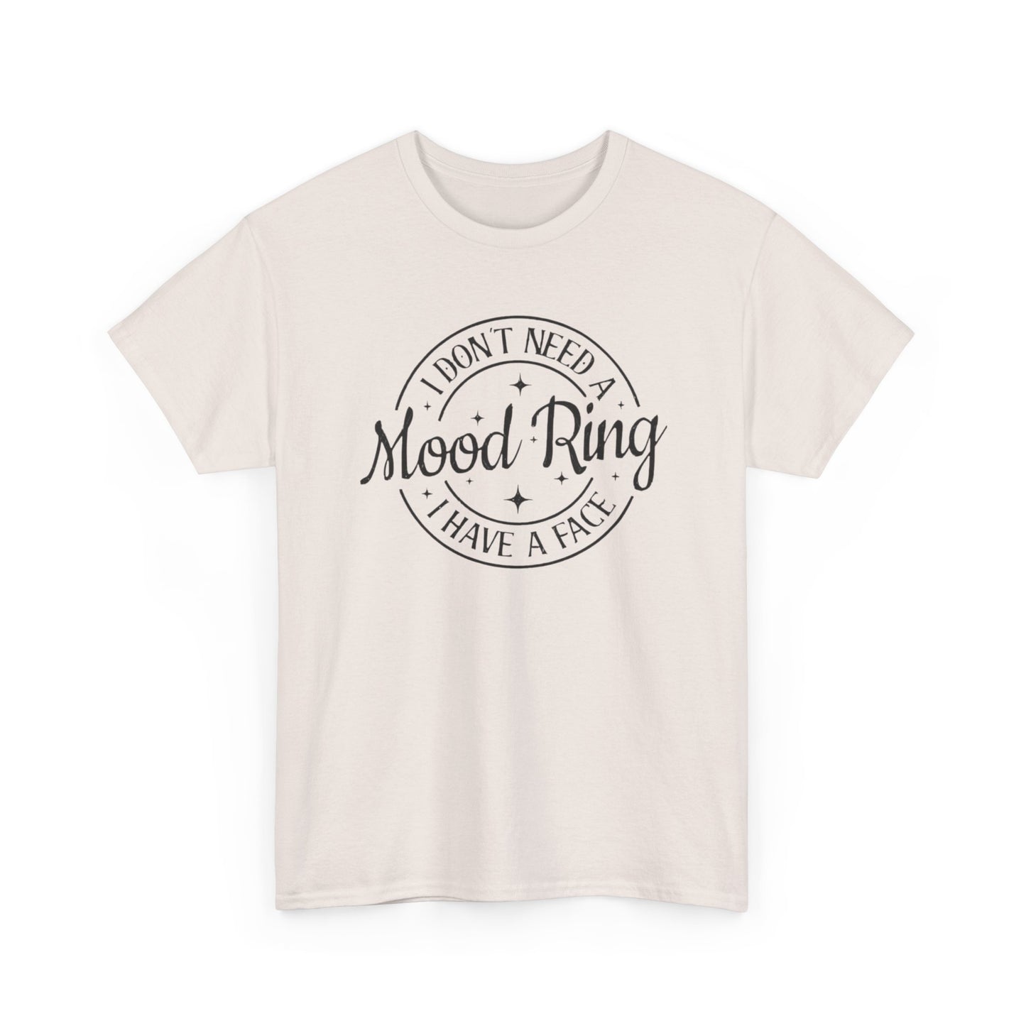Funny Mood Ring Graphic T Shirt Unisex Heavy Cotton Tee