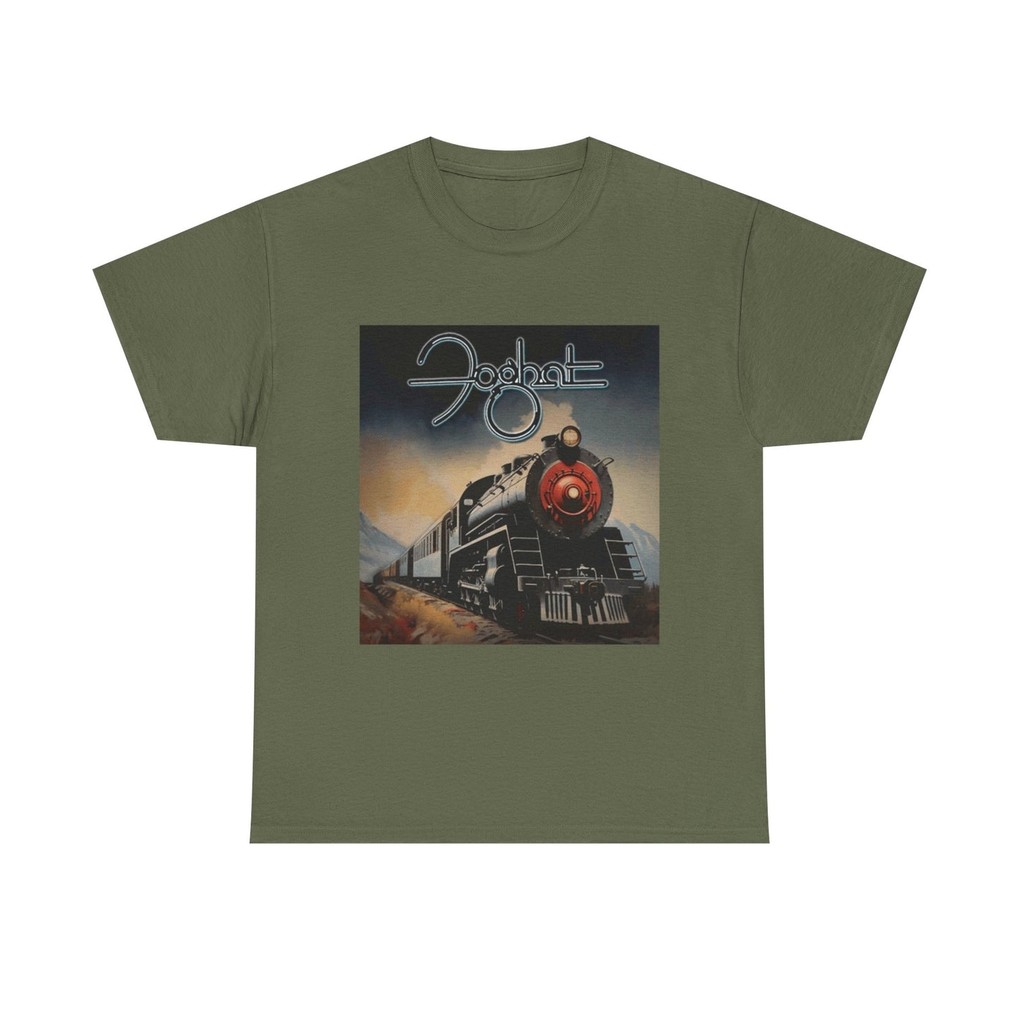 FogHat Tshirt Vintage Rock Poster Retro 70s Woodstock Unisex Heavy Cotton Tee q