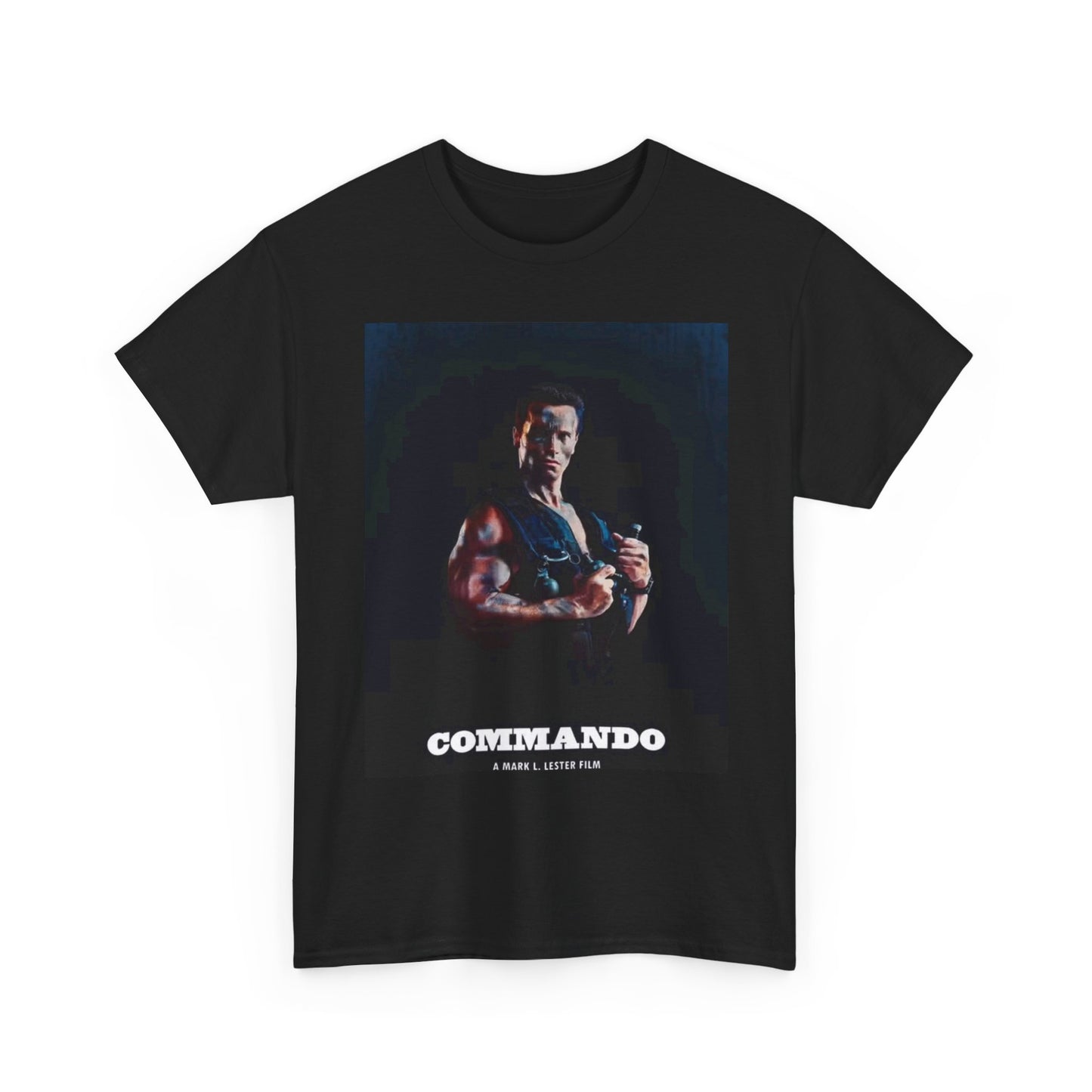 Commando Tshirt 90s Arnold Schwarzenegger California Unisex Heavy Cotton Tee