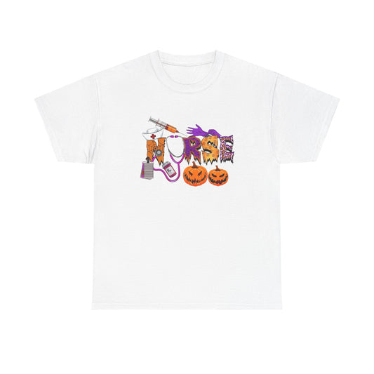 Halloween Nurse Graphic T Shirt NEW Unisex Heavy Cotton Tee
