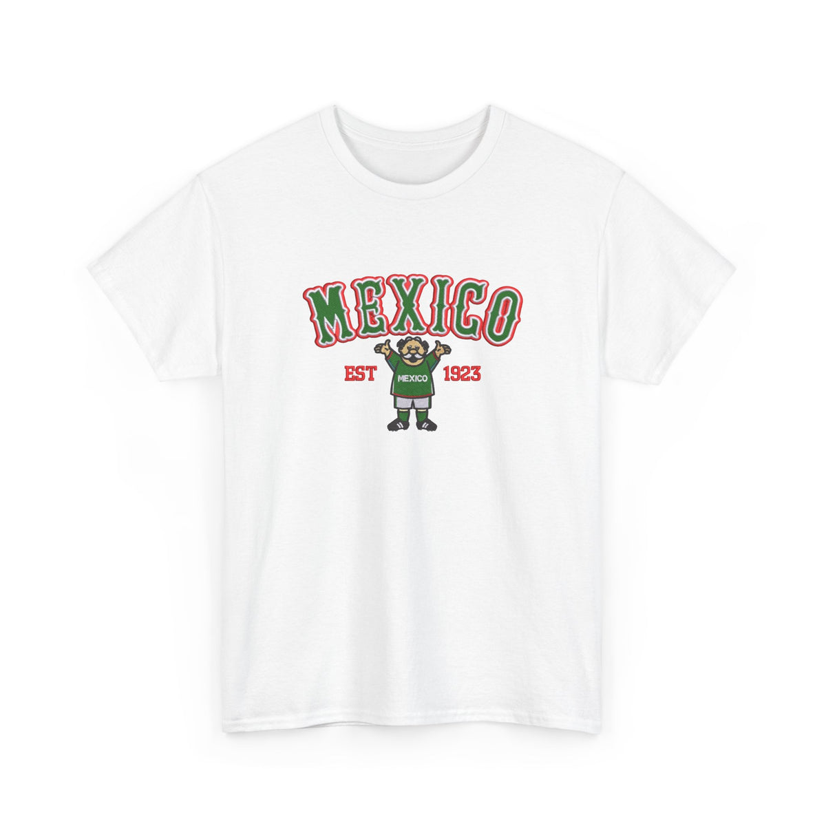 Mexico Graphic Tee, Est  Men's Graphic Tee Cactus Character Shirt