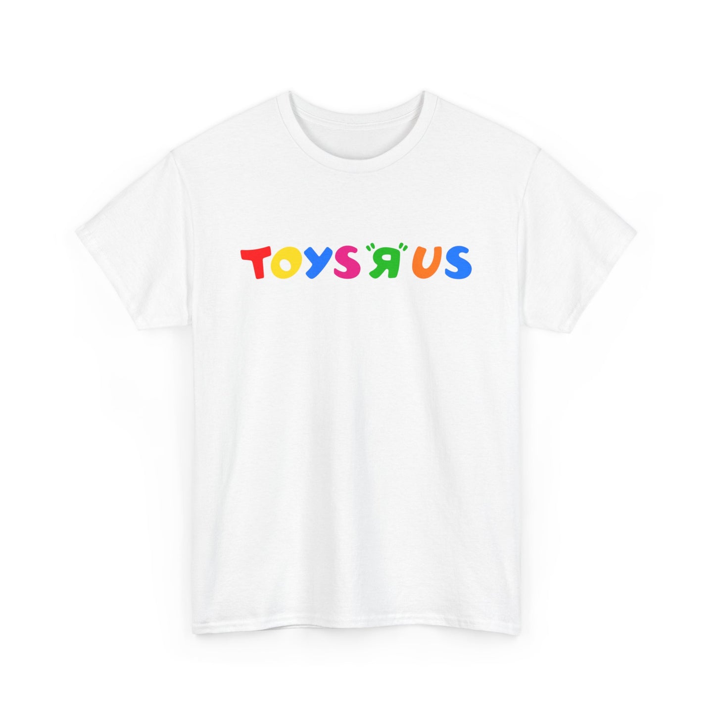 Toys R Us Tshirt Vintage Logo 90s Nostalgia Toy Store Unisex Heavy Cotton Tee