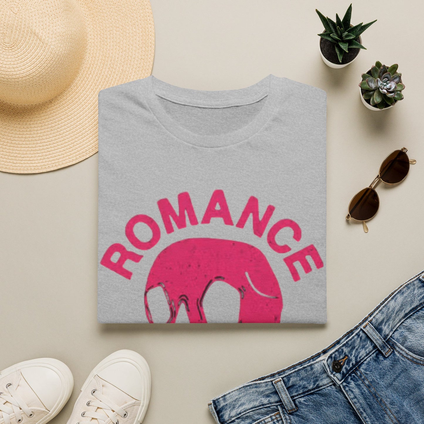 Romance Is Dead Graphic T Shirt Vintage Retro Skull Unisex Softstyle T-Shirt