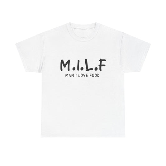 MILF Funny Food Jokes Graphic T Shirt NEW ADULT Unisex Heavy Cotton Tee