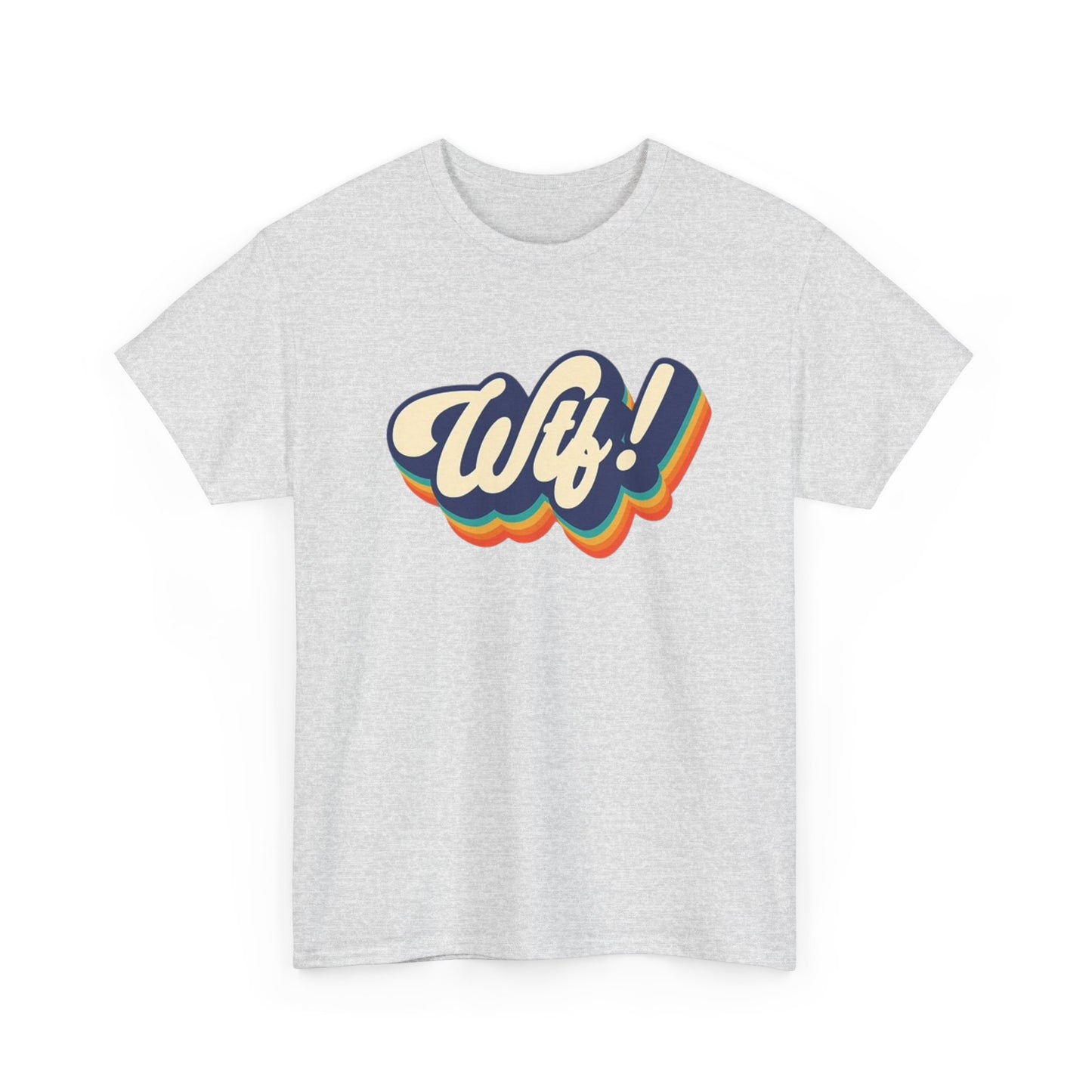 WTF Funny Graphic T Shirt BRAND NEW Apparel Unisex Heavy Cotton Tee