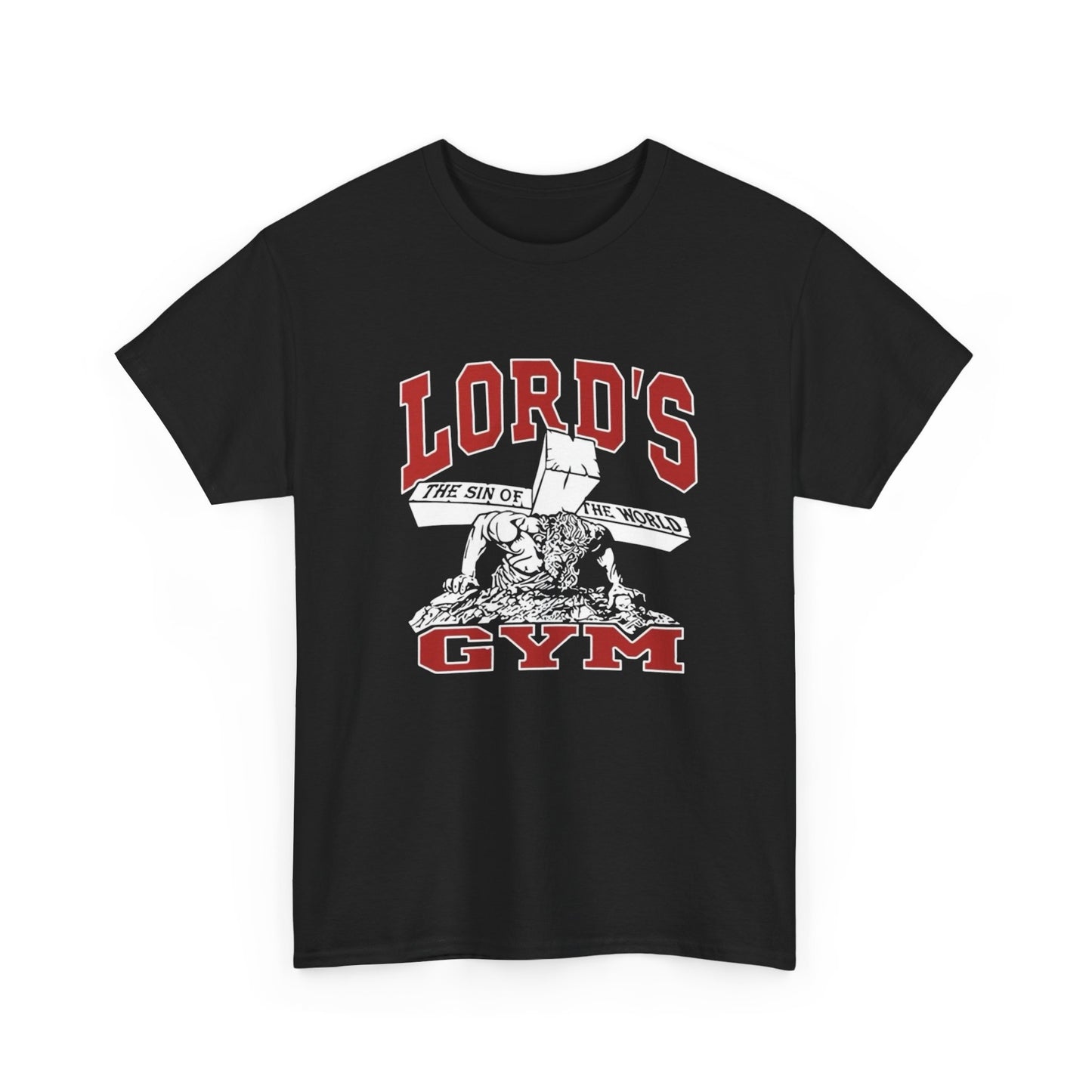 Lords Gym Graphic T Shirt NEW Unisex Heavy Cotton Tee