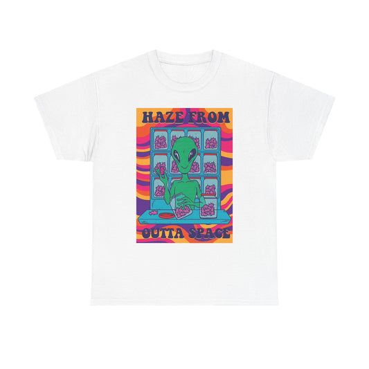 Alien Haze From Outer Space T Shirt Graphic Funny Retro