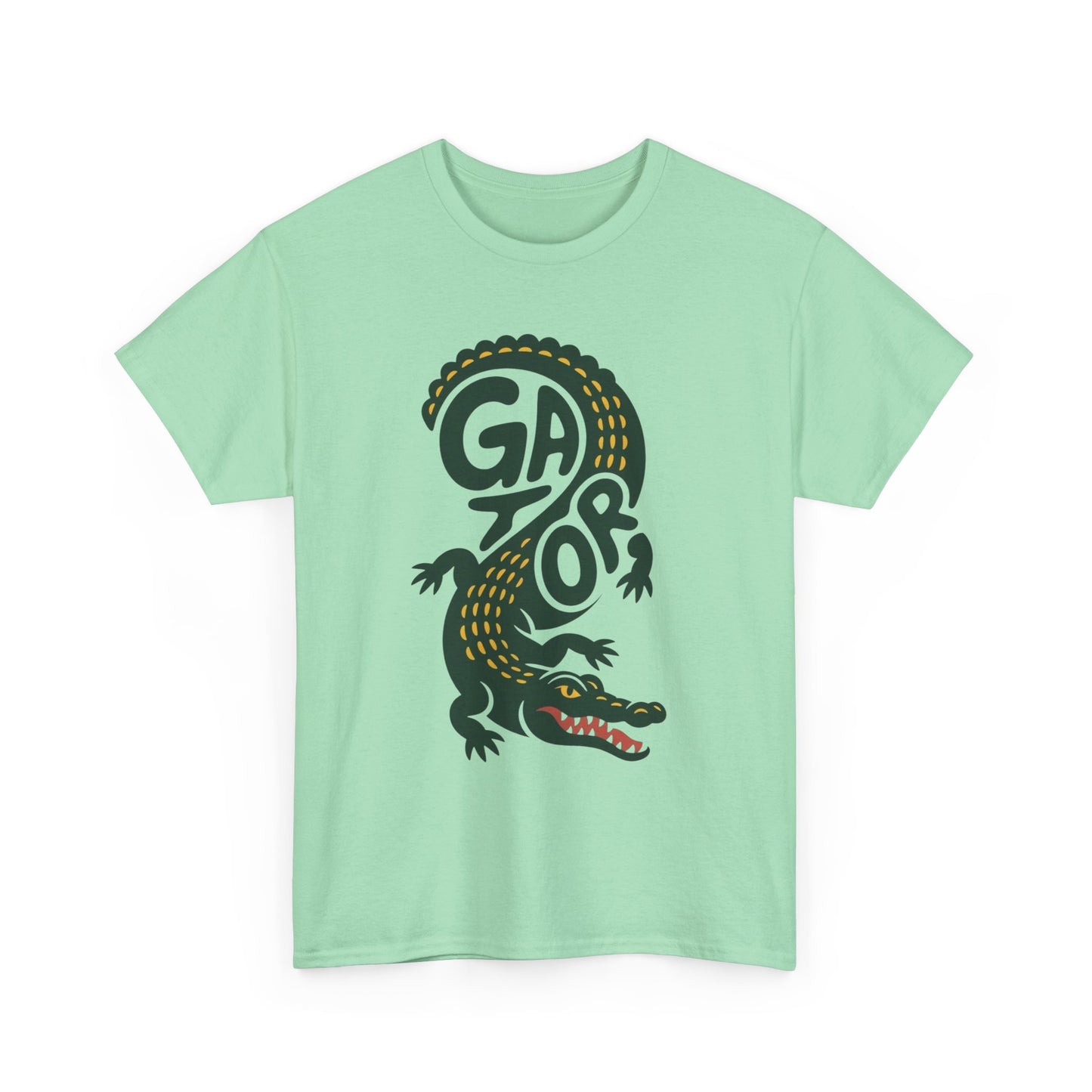 Alligator Graphic T Shirt Unisex Heavy Cotton Tee