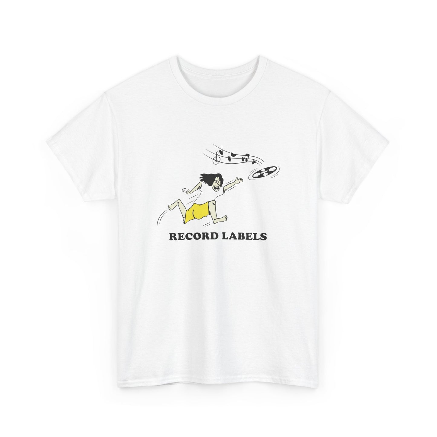 Record Labels Graphic T Shirt NEW Unisex Heavy Cotton Tee