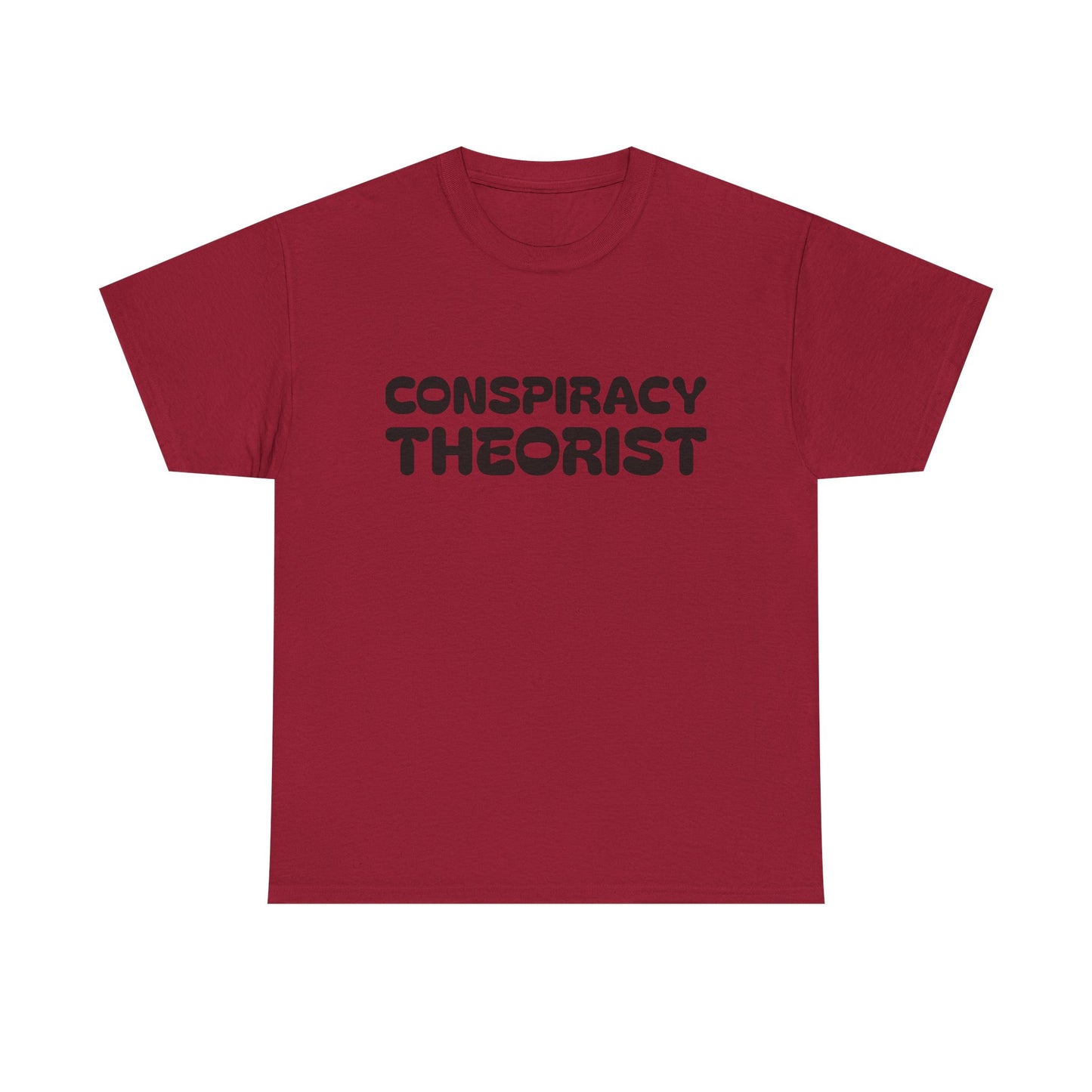 Conspiracy Theorist Funny Aliens UFO Graphic T Shirt Unisex Heavy Cotton Gift