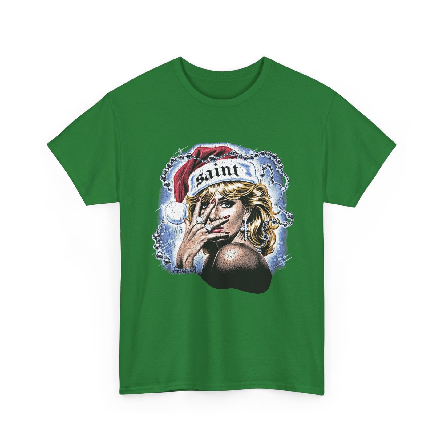 Saint Christmas Vintage Graphic T Shirt NEW Adult Tee