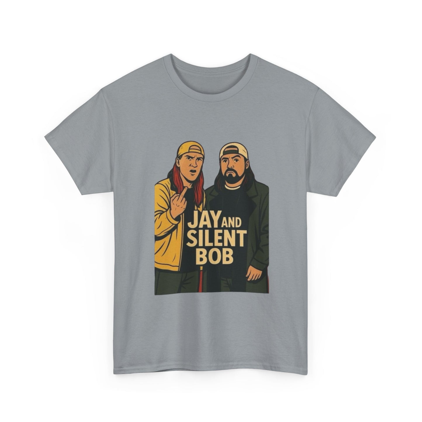 Jay And Silent Bob Comedy Graphic T Shirt NEW Unisex Heavy Cotton Tee