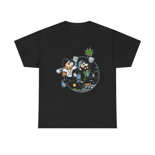 Jay And Silent Bob Funny Weed Graphic T Shirt NEW Heavy Cotton Tee
