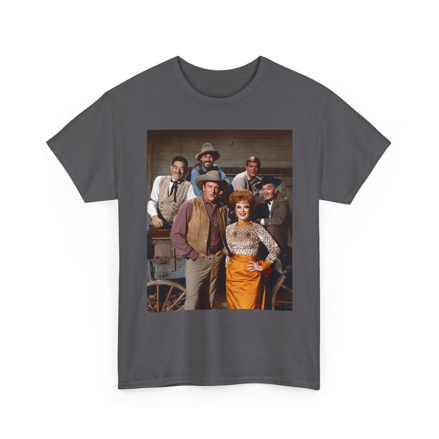 Gunsmoke Graphic T Shirt Vintage Tv Series Retro Unisex Heavy Cotton Tee