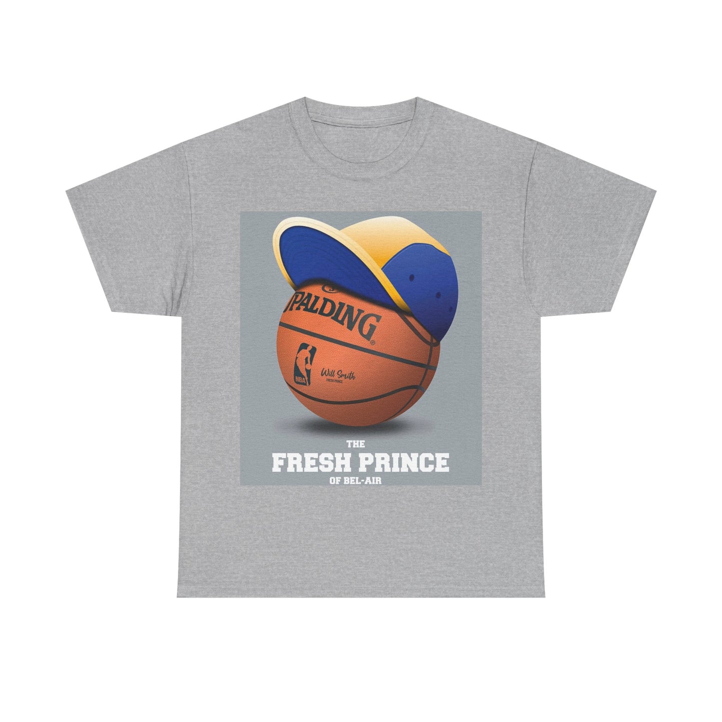 The fresh Prince Of Bel Air Tshirt Basketball Poster Tv Unisex Heavy Cotton Tee