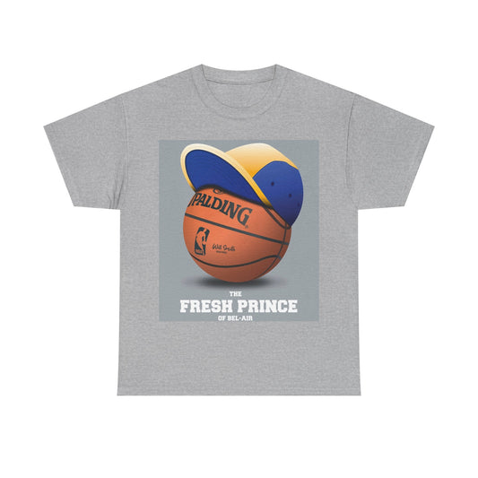 The fresh Prince Of Bel Air Tshirt Basketball Poster Tv Unisex Heavy Cotton Tee
