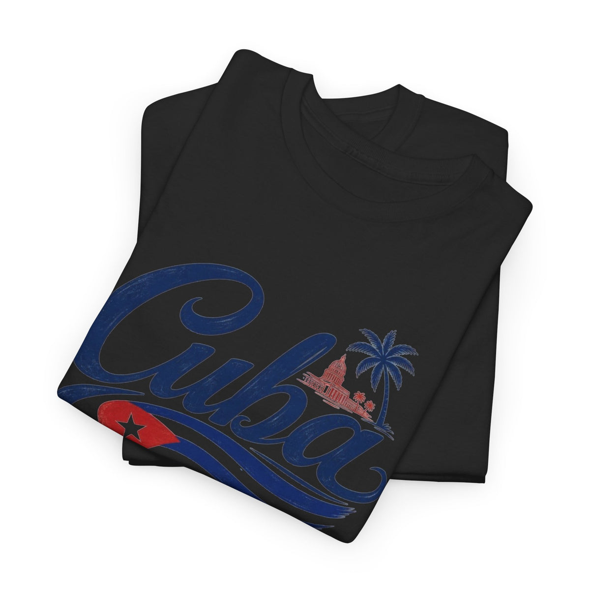 Cuba Graphic T Shirt Men's Travel Retro Classic Heavy Cotton Tee