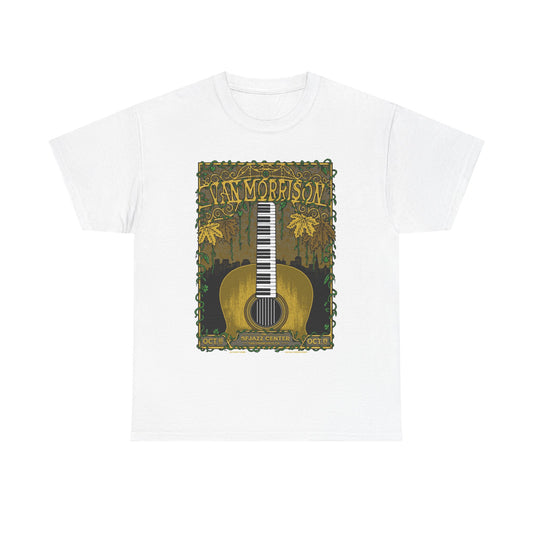 Van Morrison Tshirt Classic Rock Merch Graphic Retro Unisex Heavy Cotton Tee