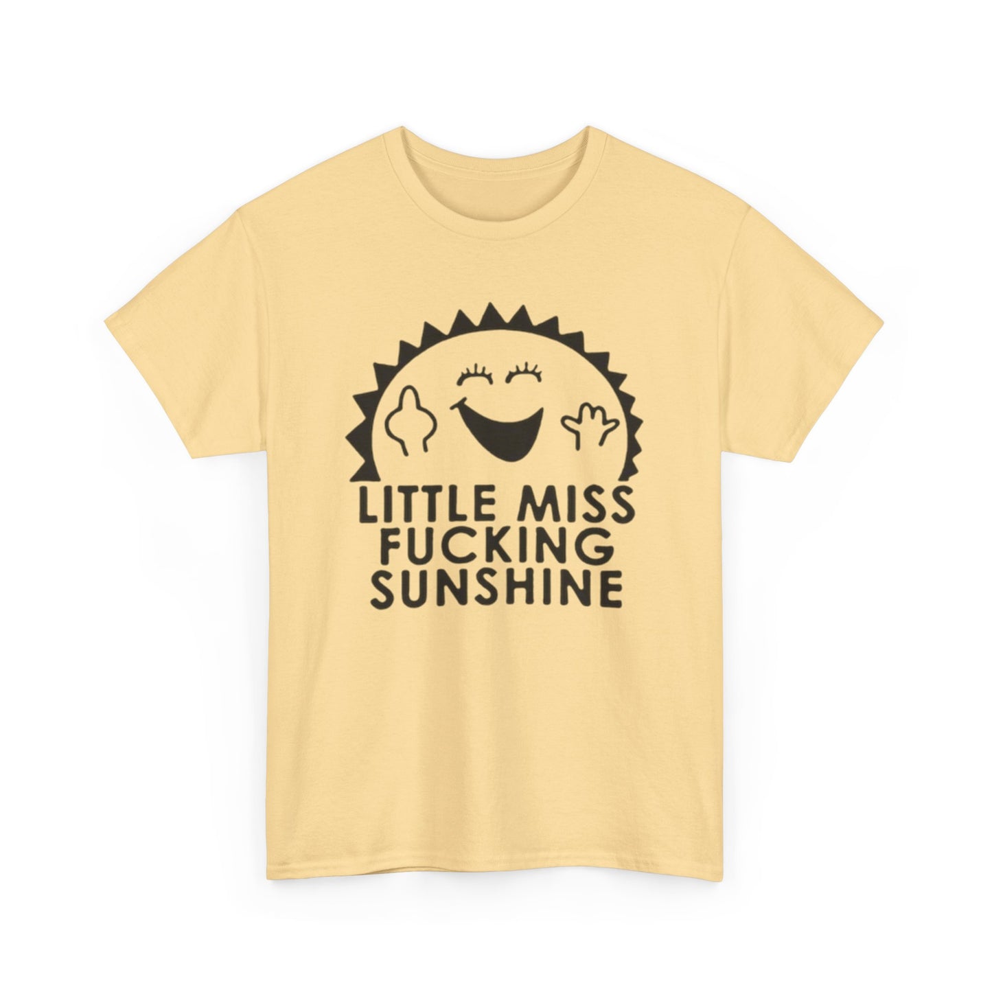 Little Miss Sunshine Funny T Shirt Unisex Heavy Cotton Tee