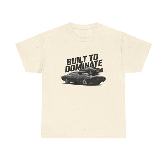 Built To Dominate Charger Graphic T Shirt ADULT NEW