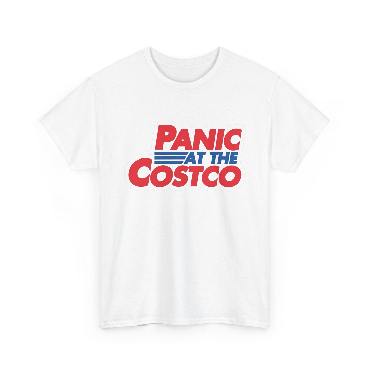 Panic At The Costco Funny Graphic T Shirt Adult NEW