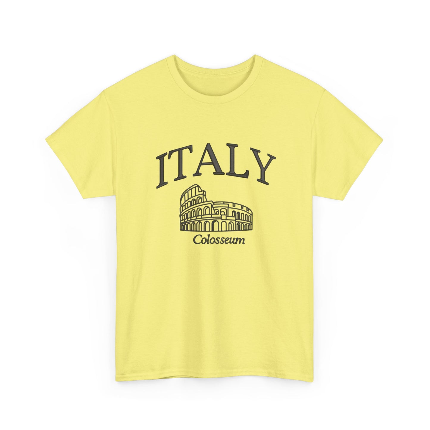 Italy Colosseum Graphic T Shirt NEW Unisex Heavy Cotton Tee