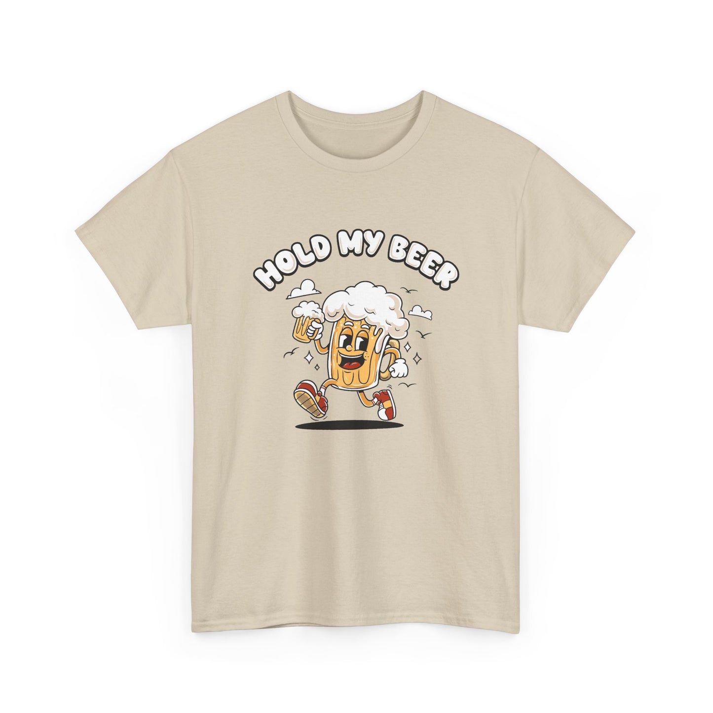 Hold My Beer Funny Graphic T Shirt NEW Vintage Unisex Heavy Cotton Tee