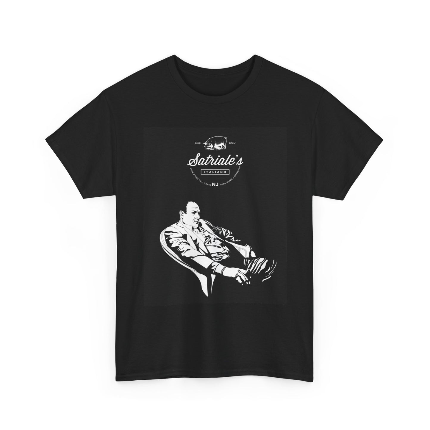 Tony Soprano Graphic T Shirt Vintage Retro TV New Jersey Deli The Sopranos