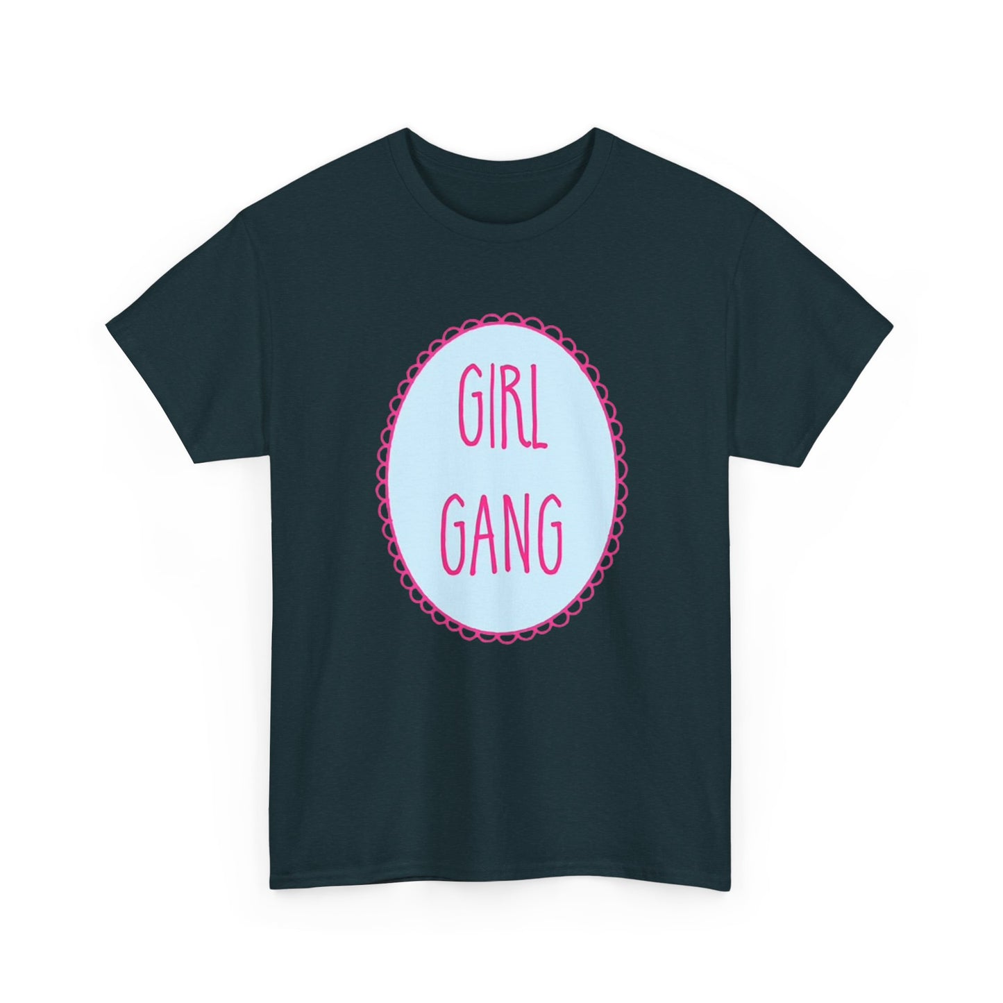Girl Gang T Shirt Baby Shower Reveal Graphic Unisex Heavy Cotton Tee
