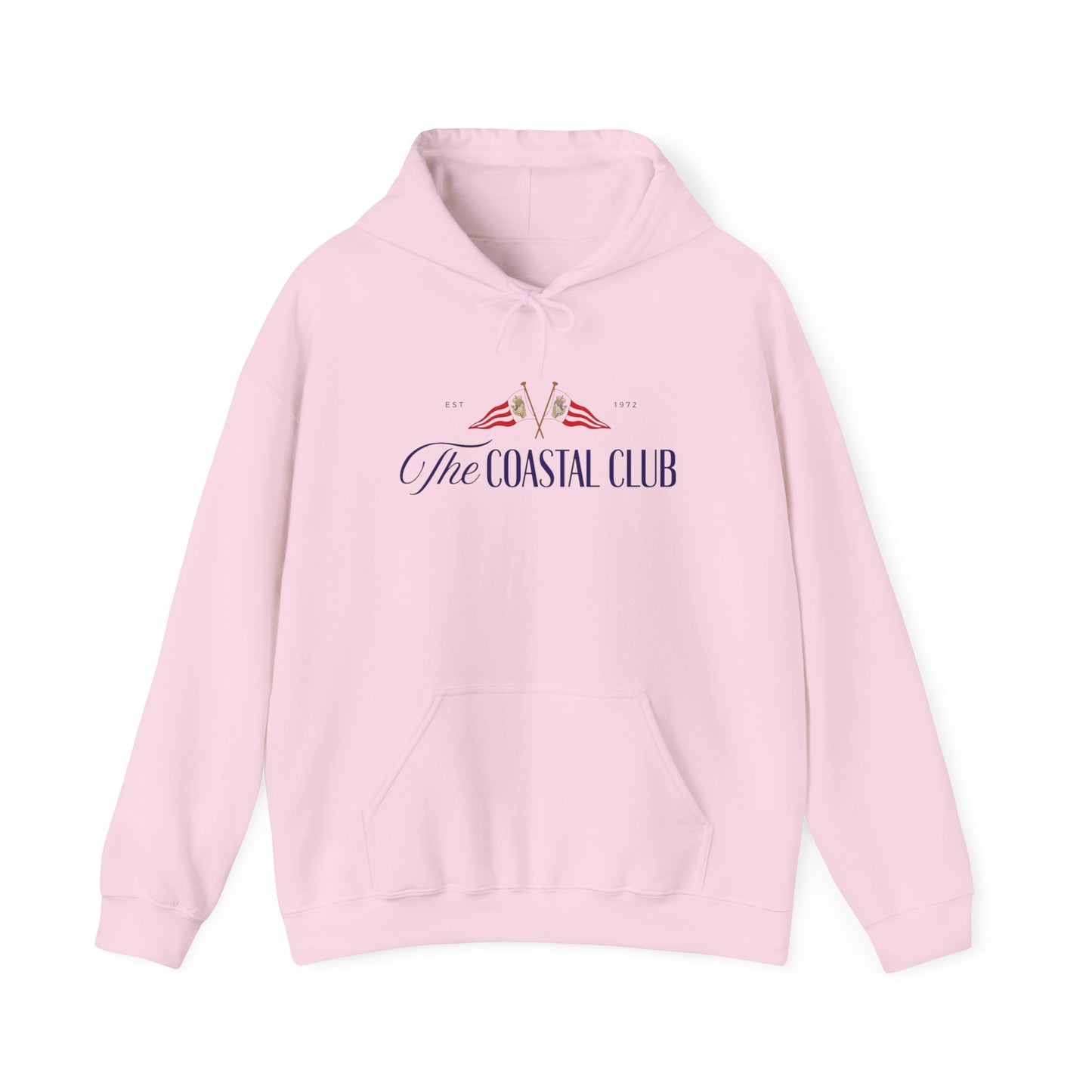 The Coastal Club Retro Graphic Hoodie Unisex Heavy Blend™ Hooded Sweatshirt