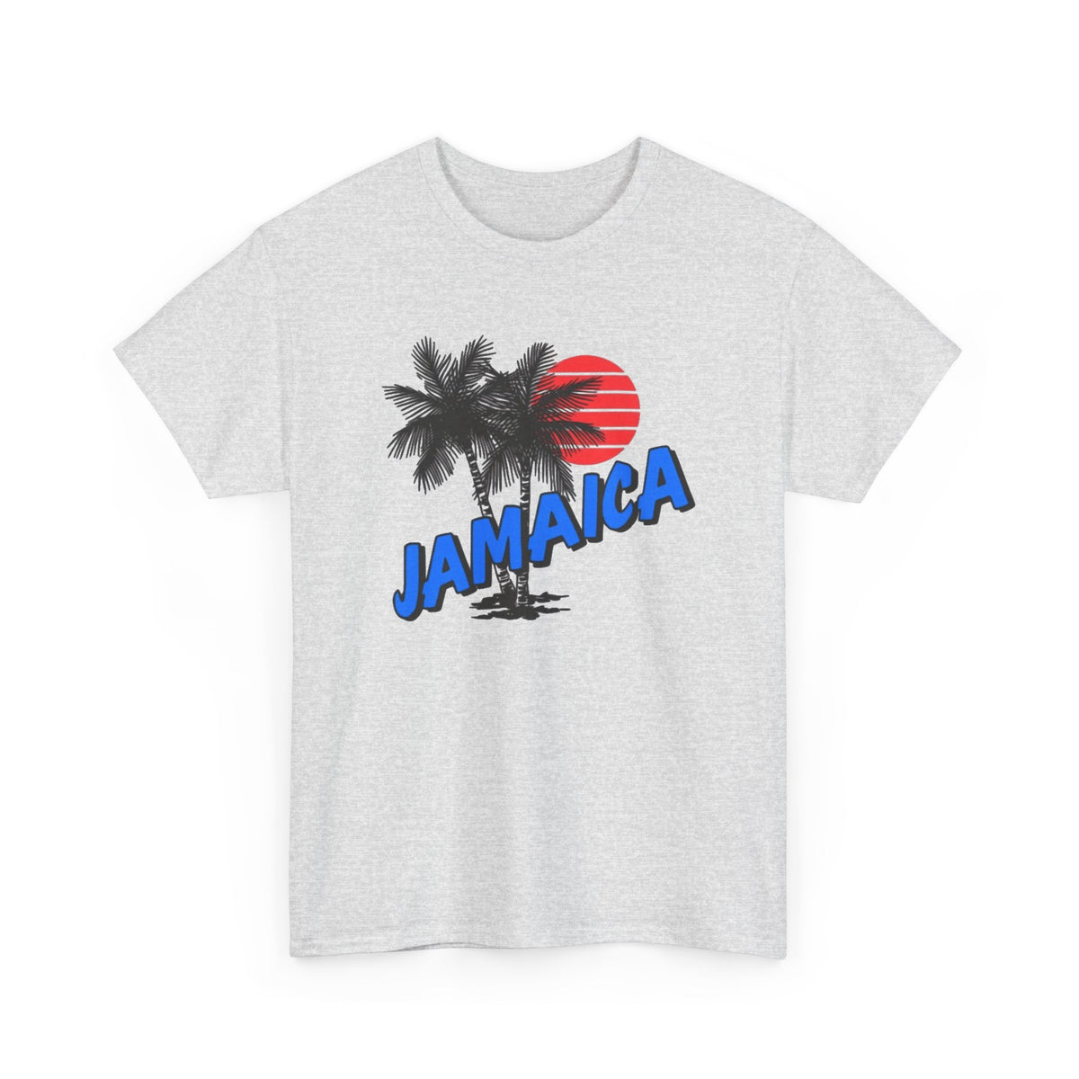 Jamaica Graphic T Shirt Men's Tropical Beach Retro Heavy Cotton Tee