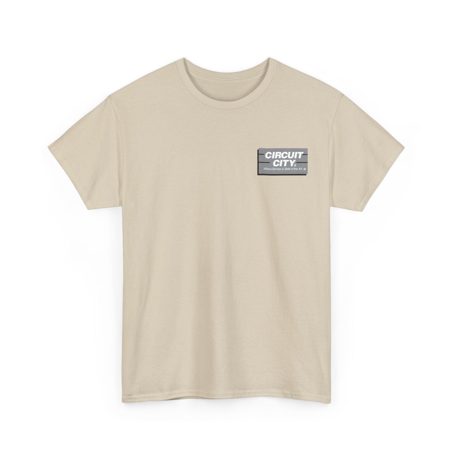 Circuit city T-shirt vintage graphic employee shirt retro design Unisex Heavy