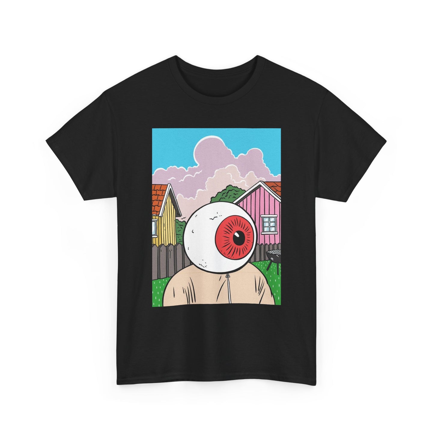 Bigeye Funny Vintage Art Graphic T-Shirt Comfy Cotton Tee Brand NEW