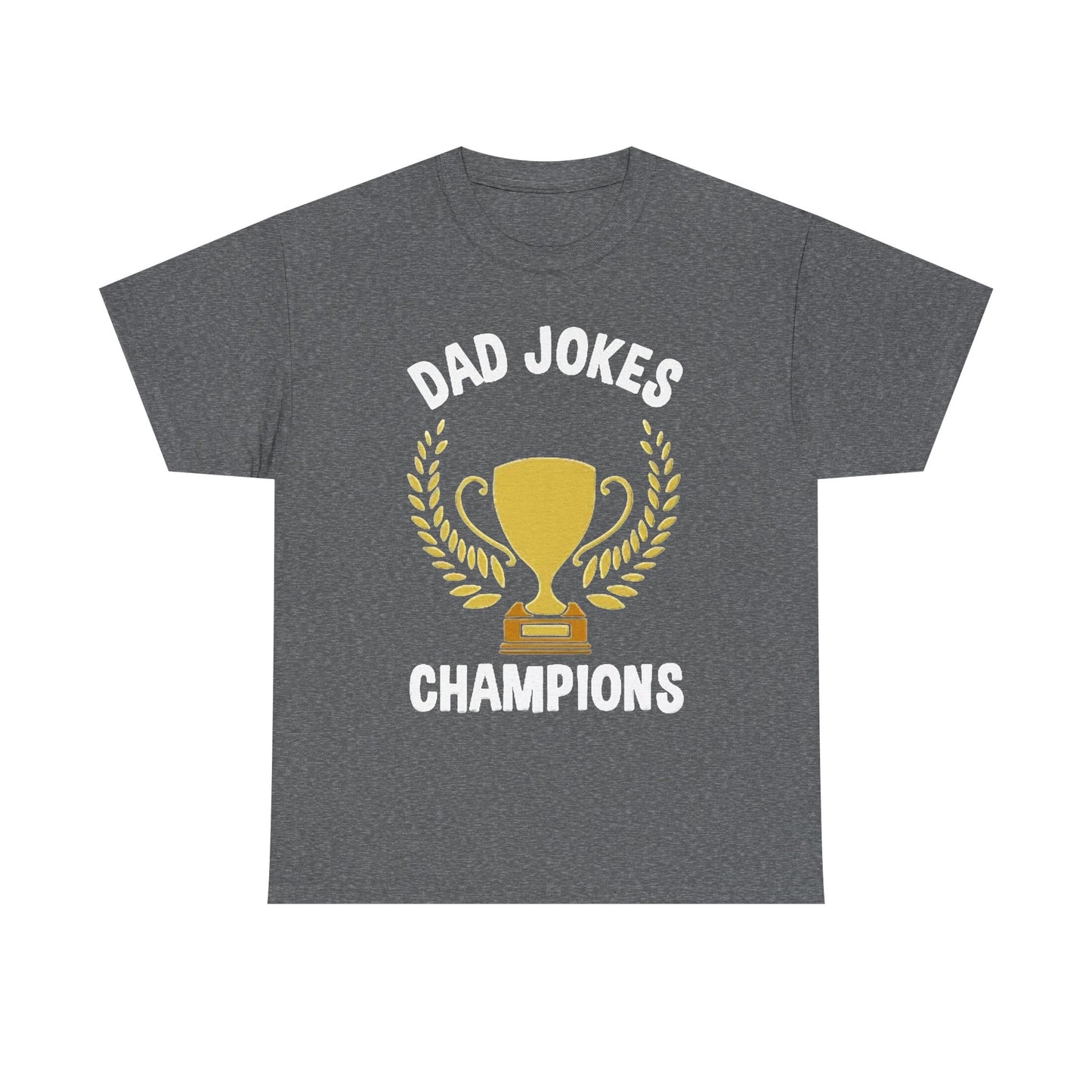 Dad Jokes Champion T SHIRT Retro Funny Jokes GIFT Unisex Heavy Cotton Tee