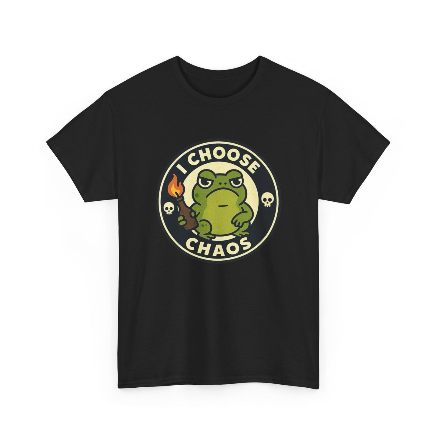 I Choose Chaos Graphic T Shirt ADULT NEW Heavy Cotton Tee