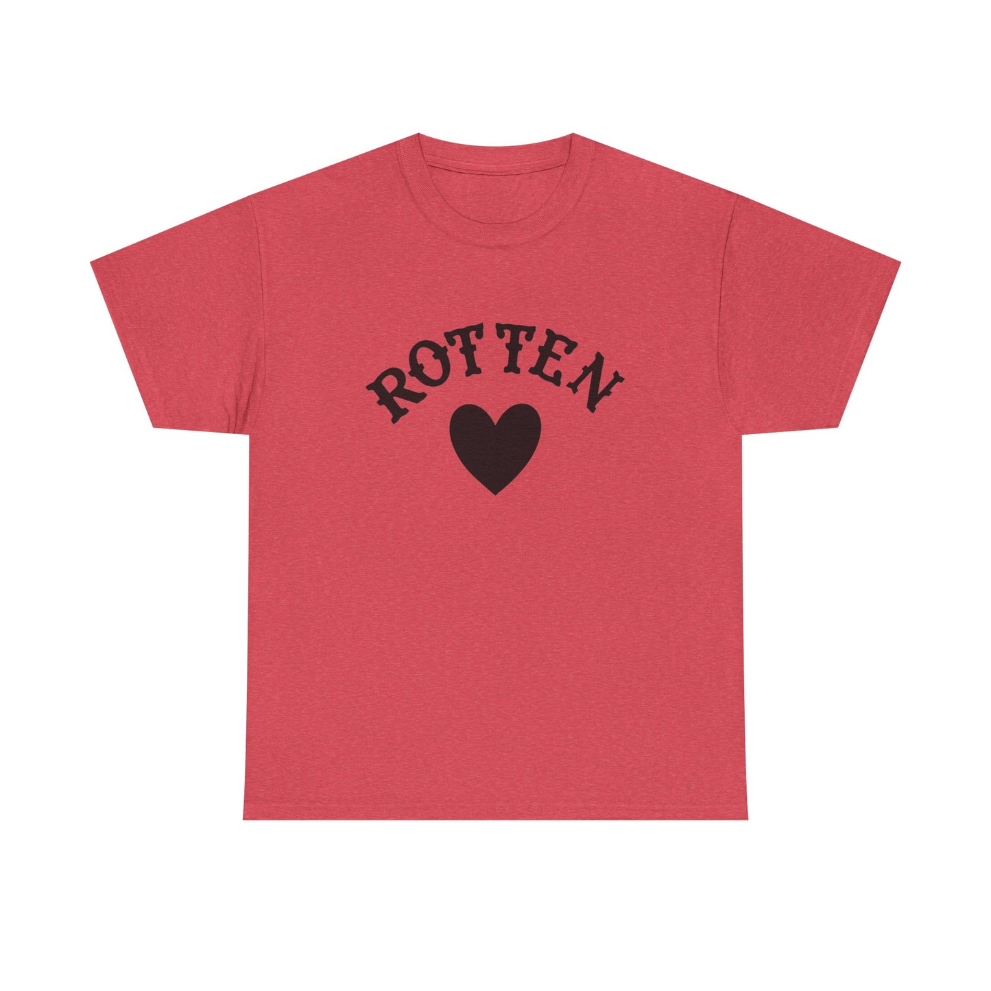Rotten Heart Graphic T Shirt NEW Vintage Unisex Heavy Cotton Tee