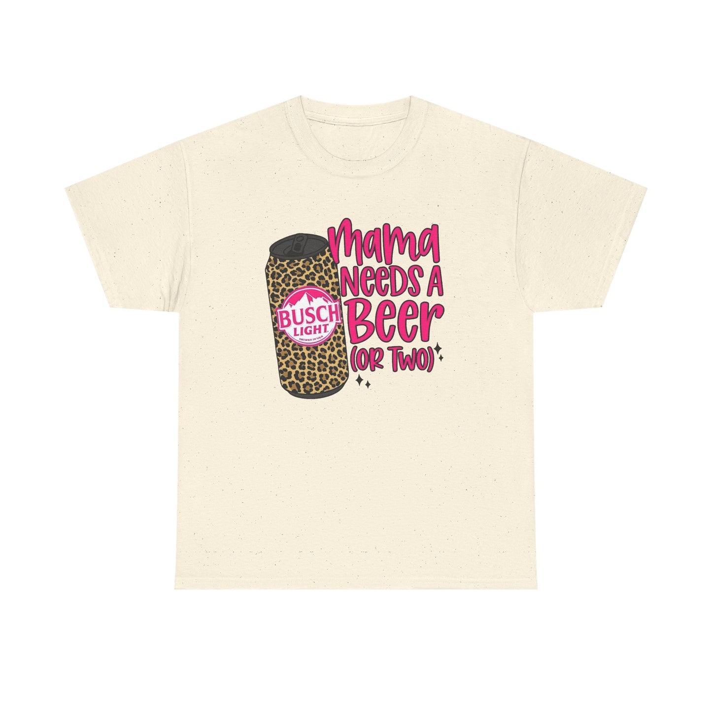 Mama Needs A Beer Funny Graphic T Shirt NEW Adult Regular Sizing Tee