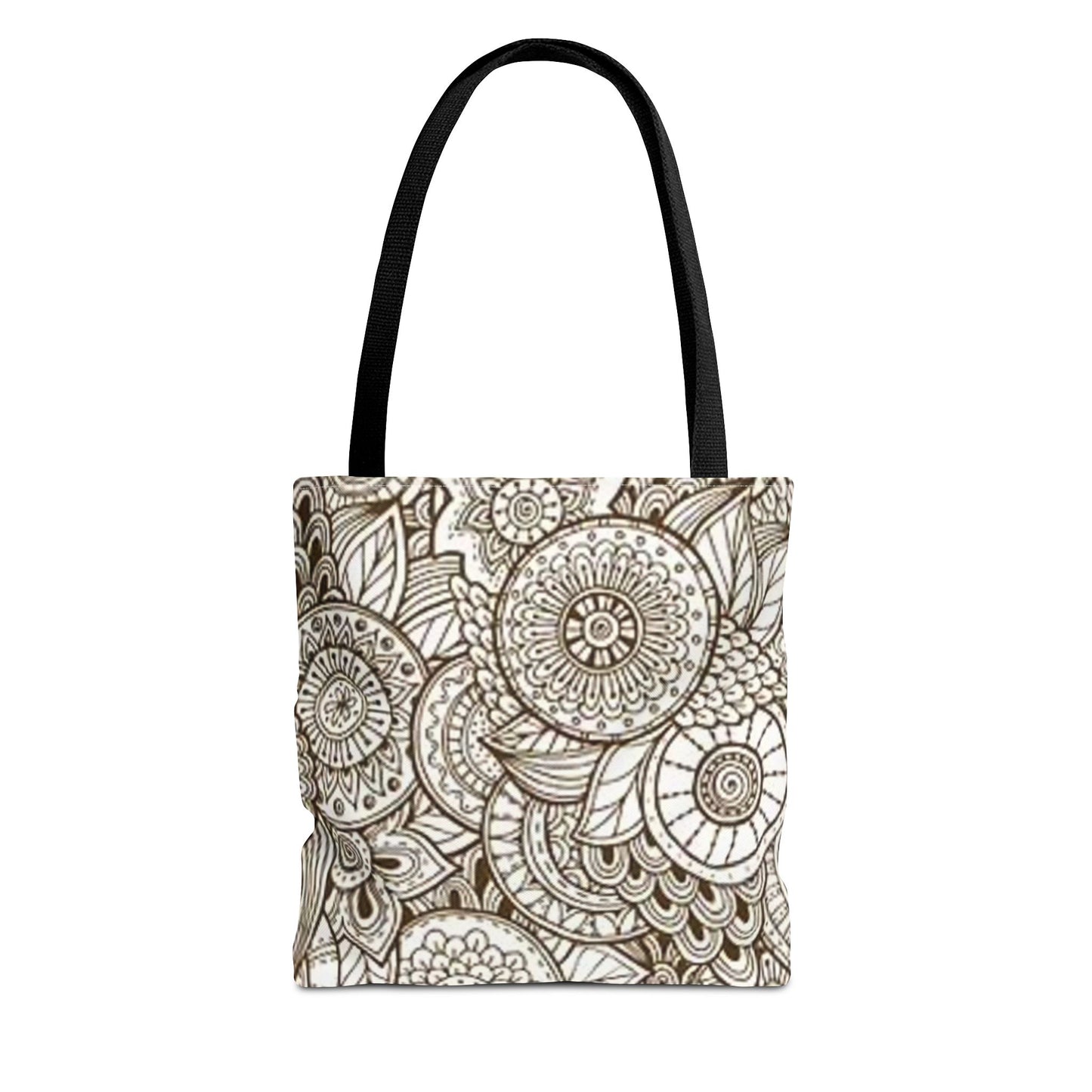 Tan Design Multi Color BRAND NEW MODERN Tote Bag (AOP)