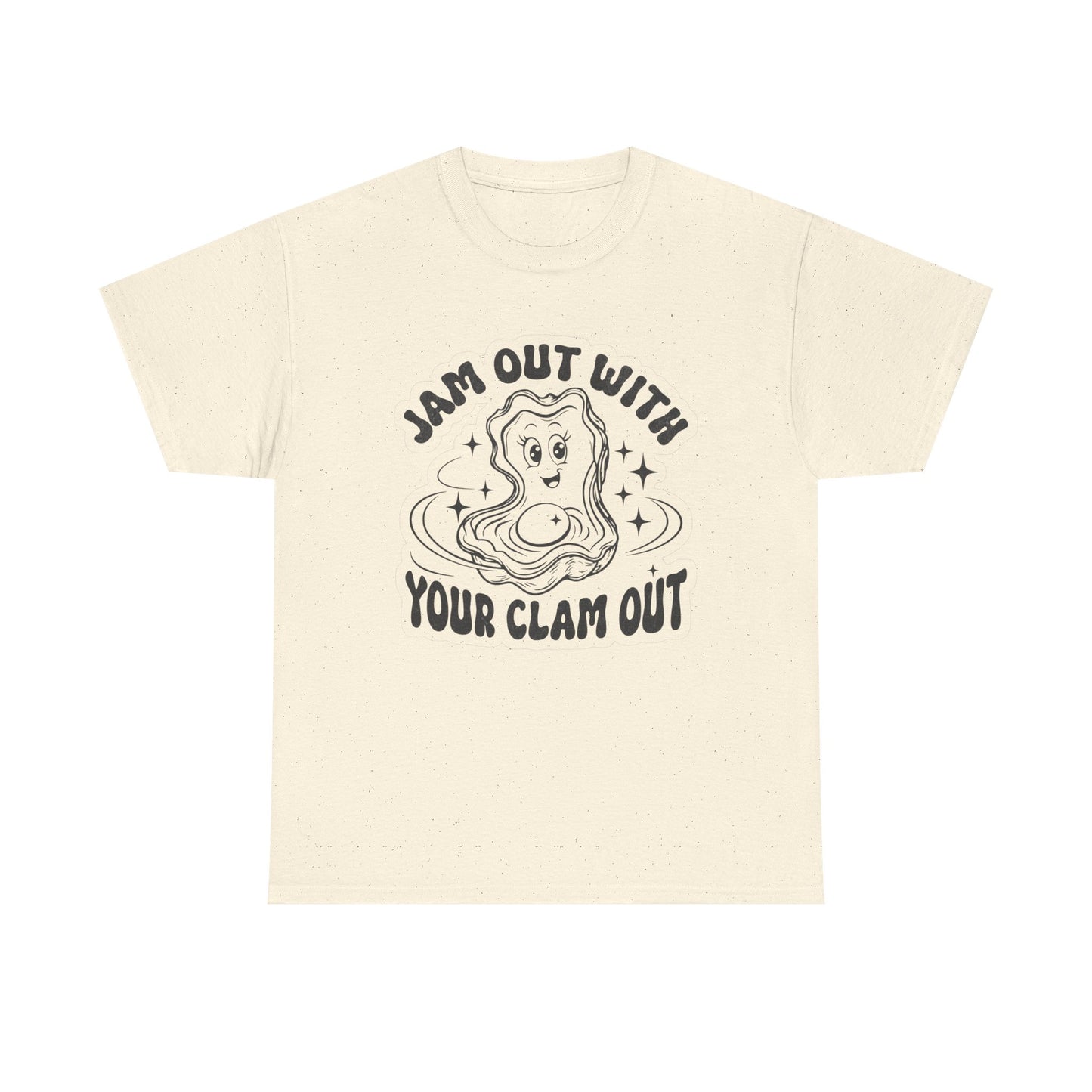 Jam Out With Your Clam Out Graphic T Shirt Unisex Heavy Cotton Tee Gift Vintage