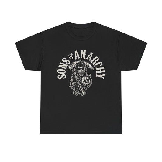 Sons Of Anarchy Graphic T Shirt ADULT Unisex Heavy Cotton Tee