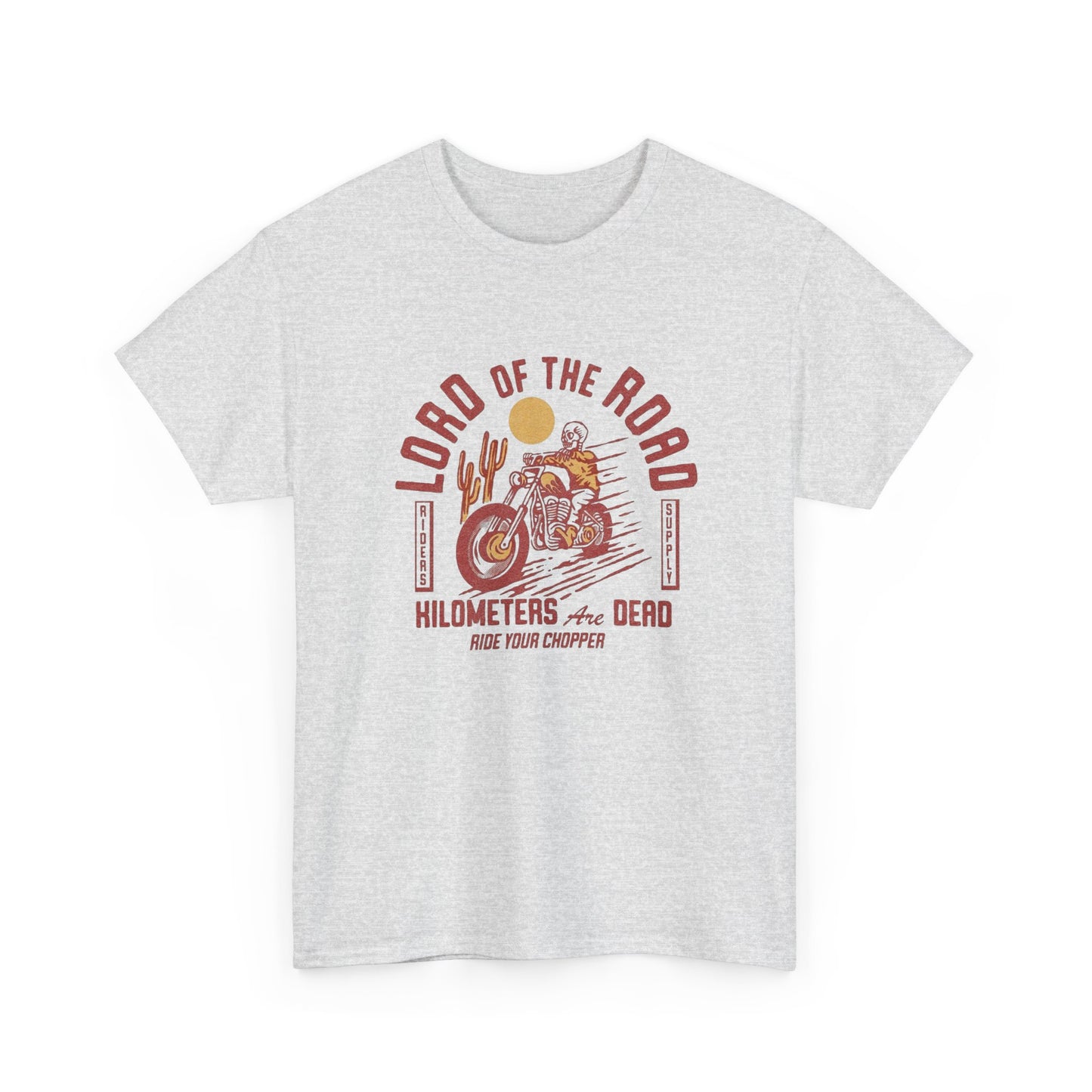 Lord Of The Road Motorcycles Graphic T Shirt Unisex Heavy Cotton Tee