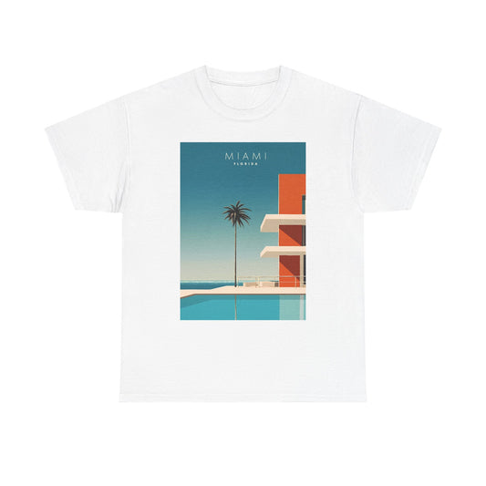 Miami Florida Graphic T Shirt Cotton Tee Apparel New