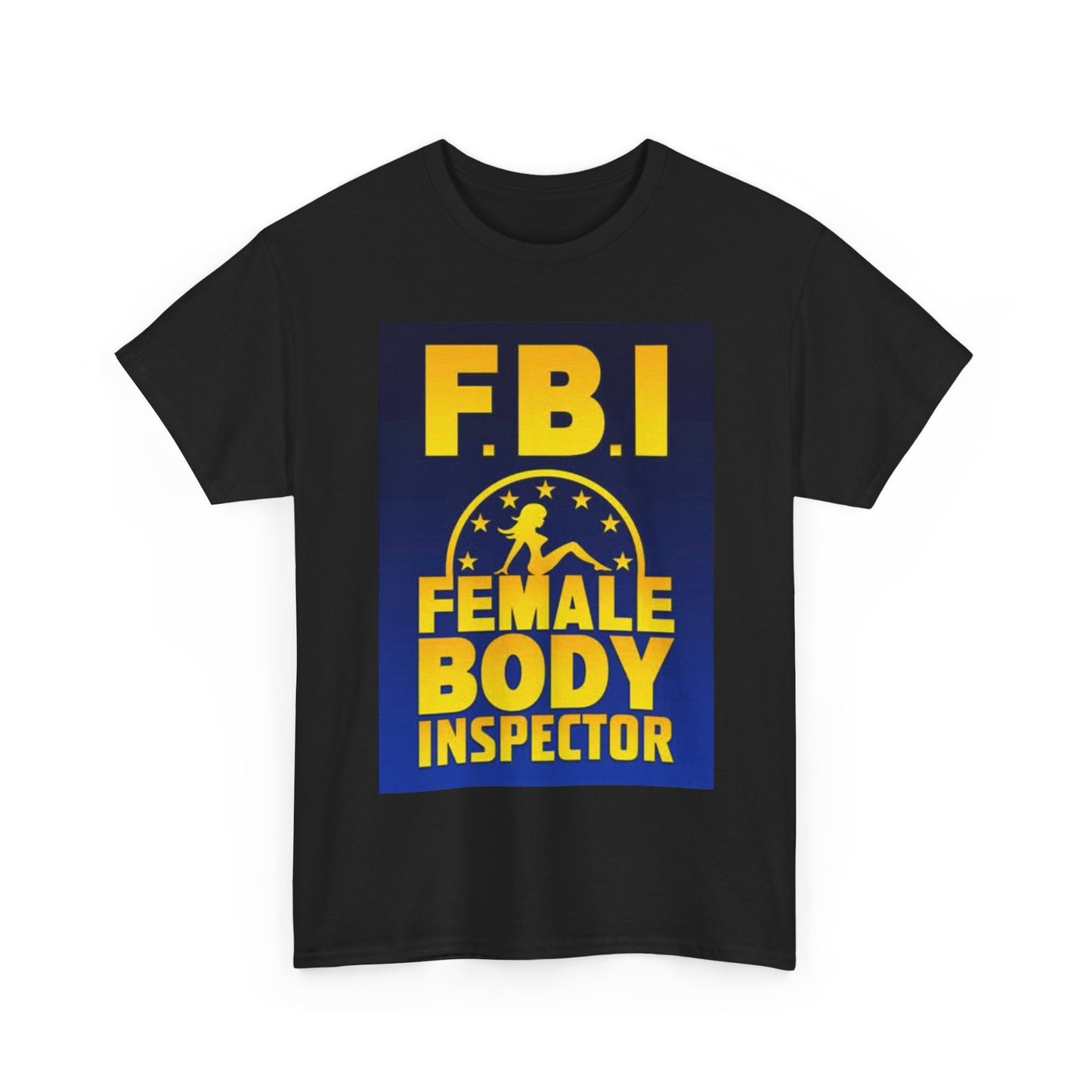 Female Body Inspector Shirt Funny Graphic Unisex Heavy Cotton Tee