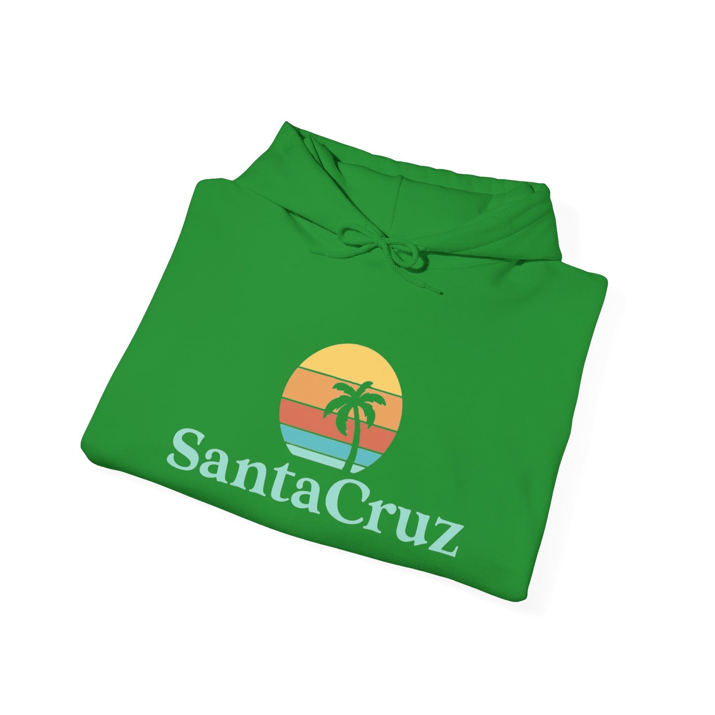 Santa Cruz California Graphic Hoodie Unisex Heavy Blend™ Hooded Sweatshirt