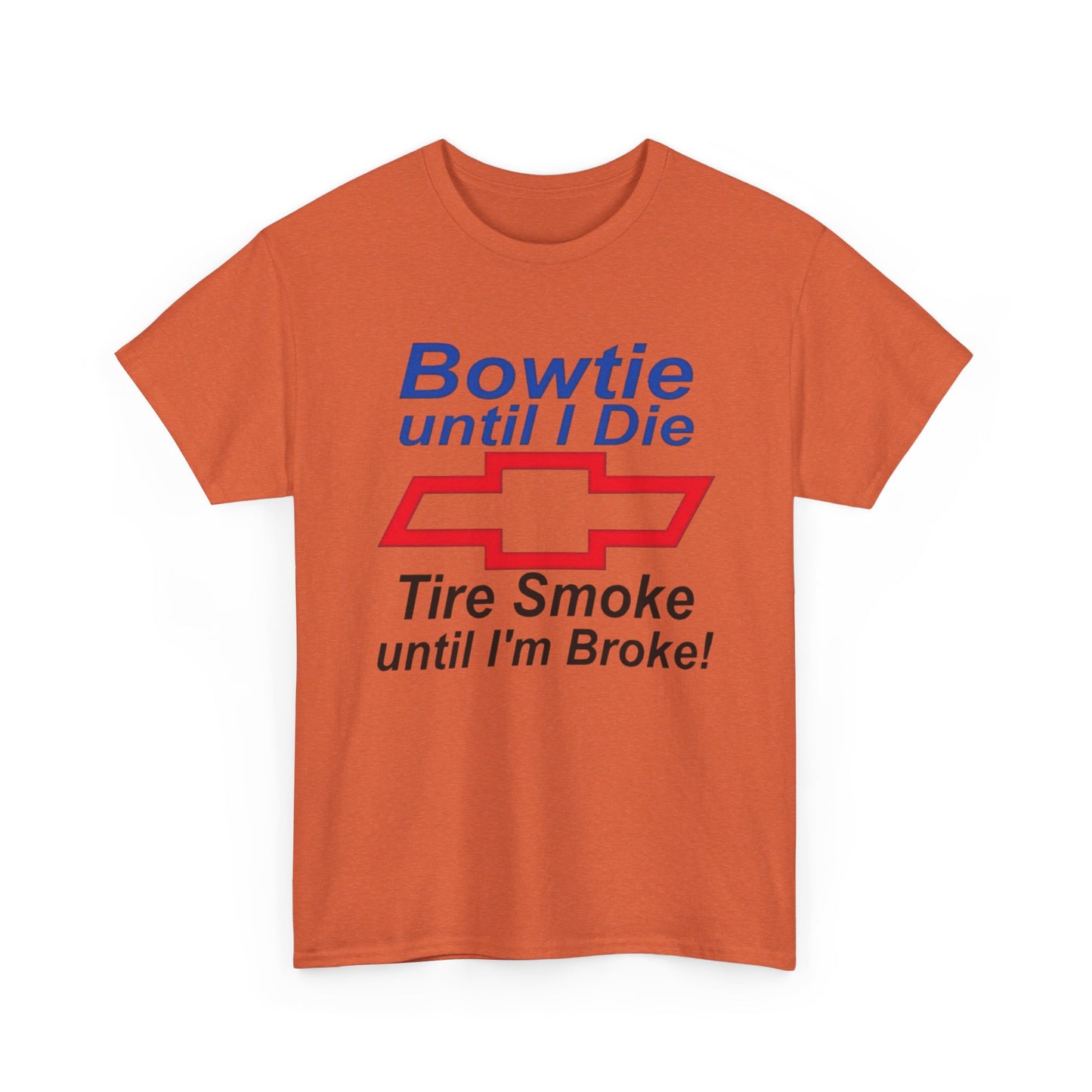 Chevrolet Bowtie Till I Die Retro Graphic T Shirt NEW ADULT Tee