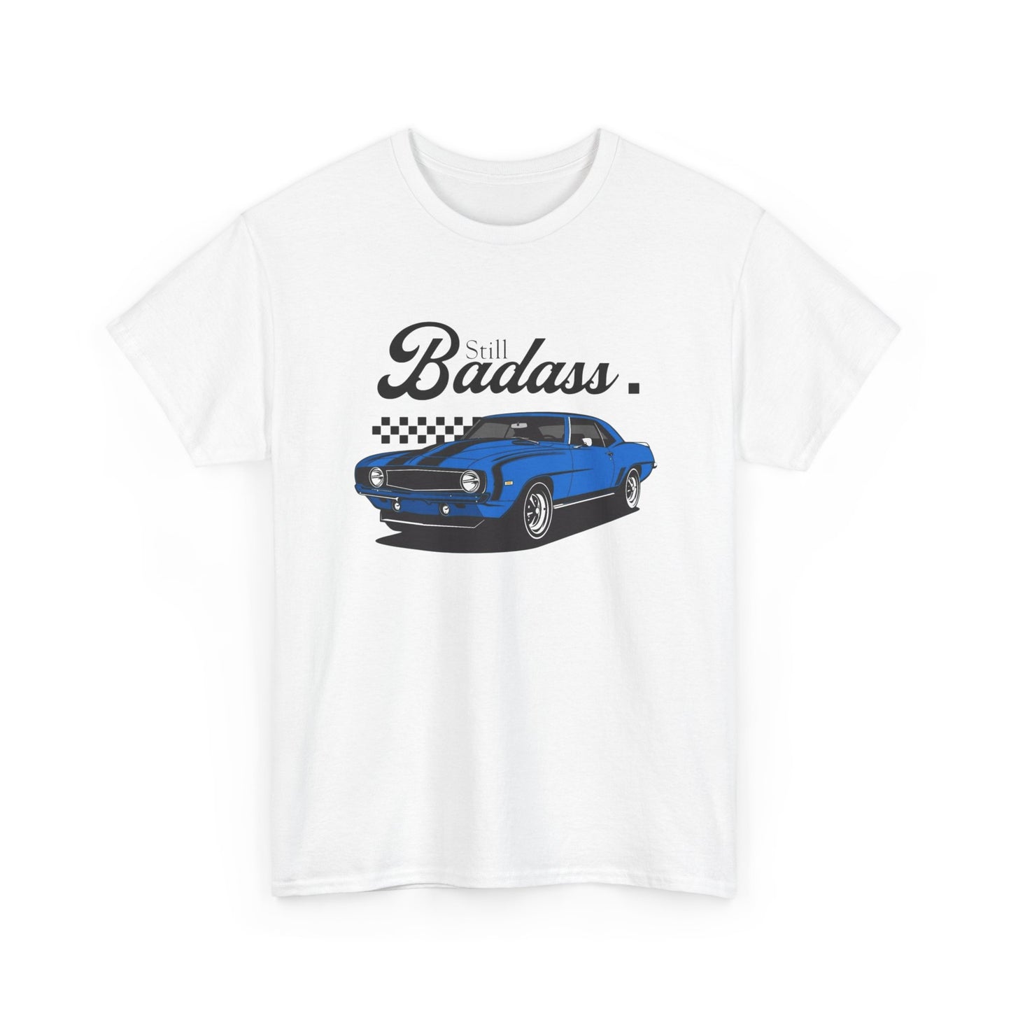 Still A Badass Retro Muscle Cars Graphic T Shirt Men's Heavy Cotton Tee